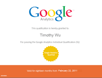 Google Analytics Certification